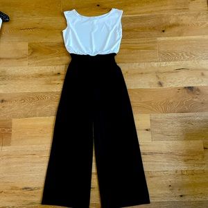 Brand-new, Bailey44, black/white blouson jumpsuit
